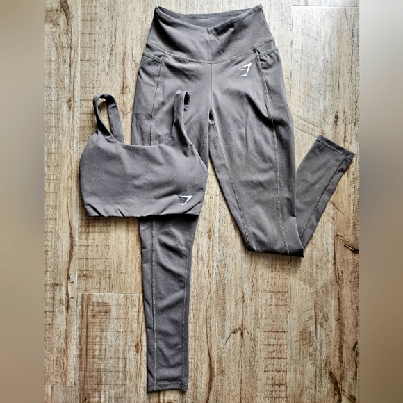 Gymshark Dreamy Leggings and Sport Bra - Picture 1 of 7